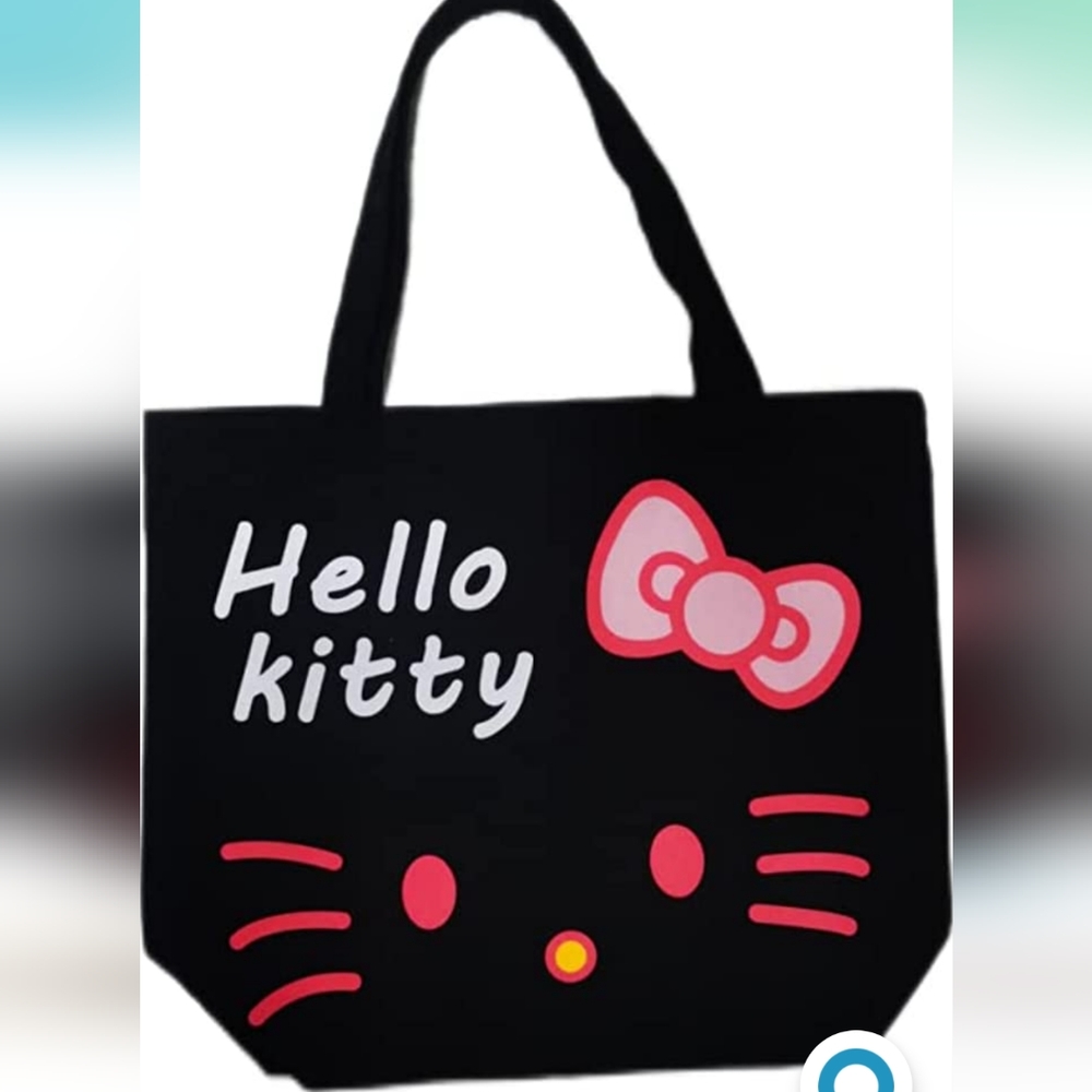 🆕Hello Kitty Large Canvas Tote.